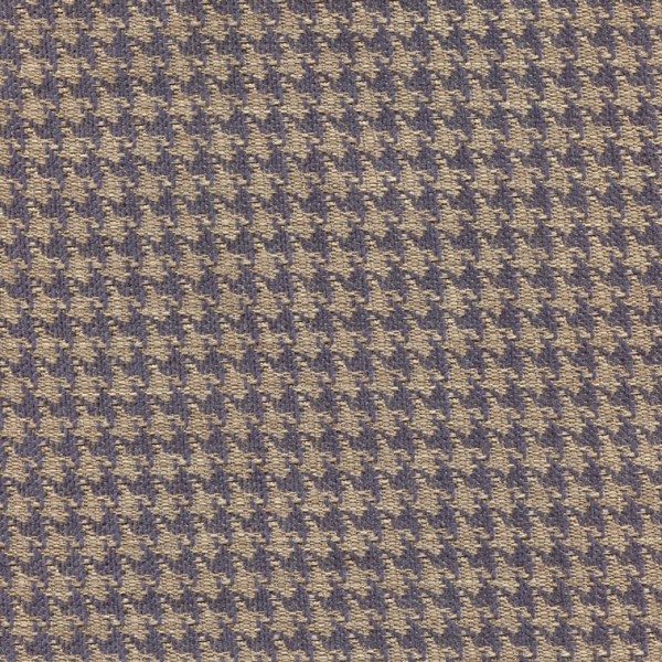 Polsterstoff mit klassischem Pepita-Muster PEP57 blau-beige 