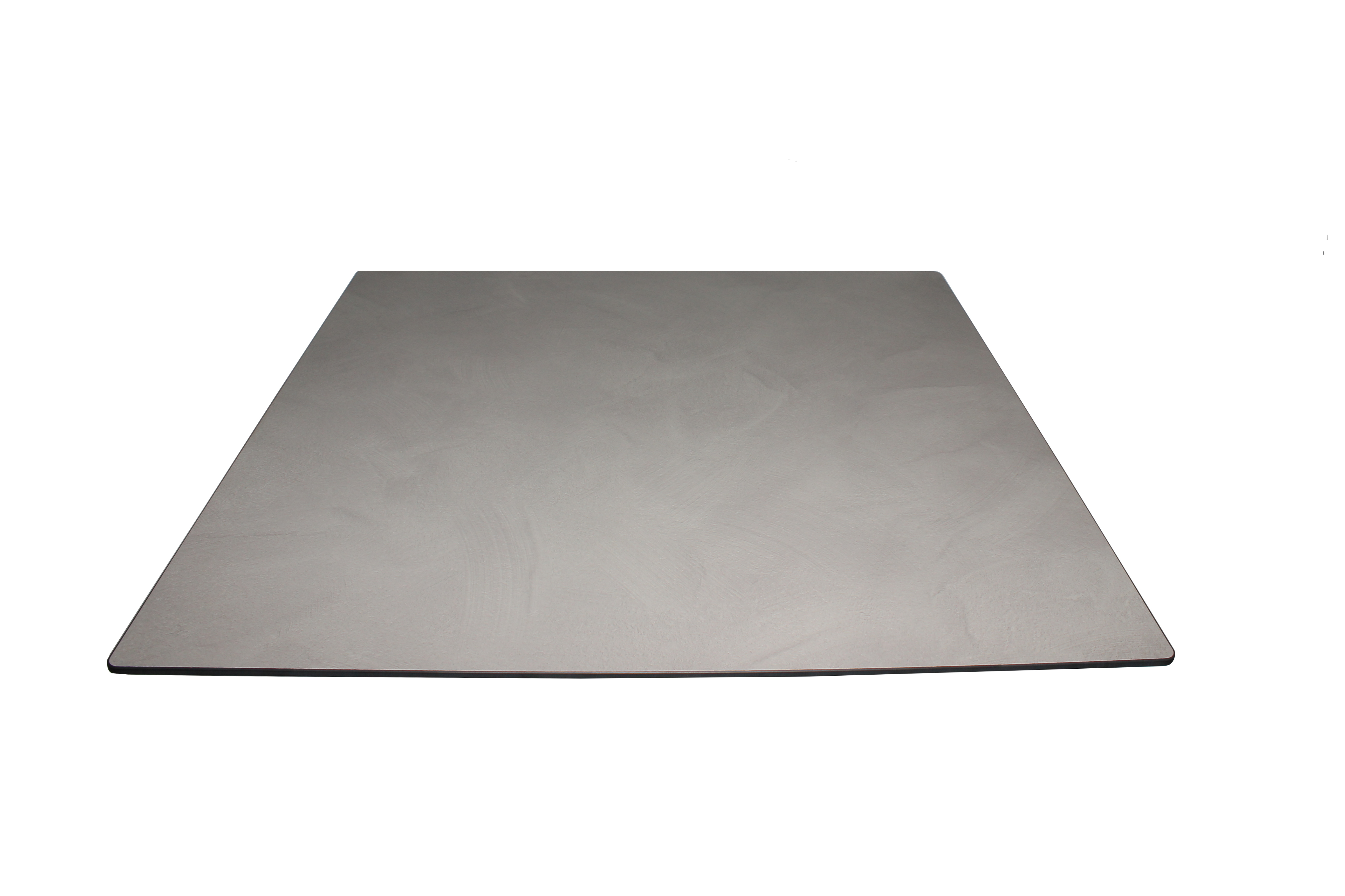 Tisch VISION mit einer HPL-Kompakt-Tischplatte - Industrial-Design Betonoptik grau (Cement), 69 x 69 cm