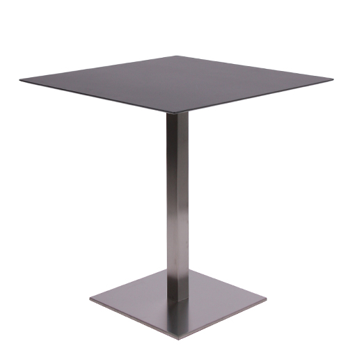 HPL-Kompakt-Tischplatte 10 mm, 69 x 69 cm schwarz