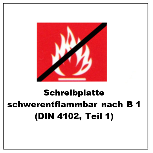 Lackierung nach B1 (DIN 4102, Teil 1)