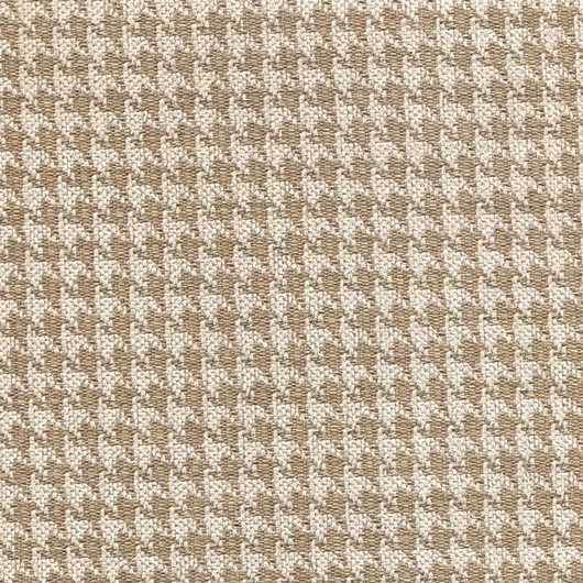 Polsterstoff mit klassischem Pepita-Muster PEP14 beige-braun 