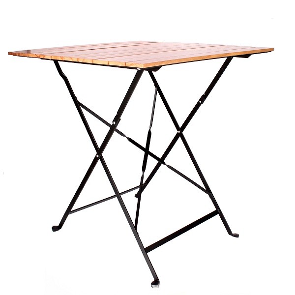 Biergartentisch | klappbarer Tisch für Balkon MONZA 70 x 70 cm